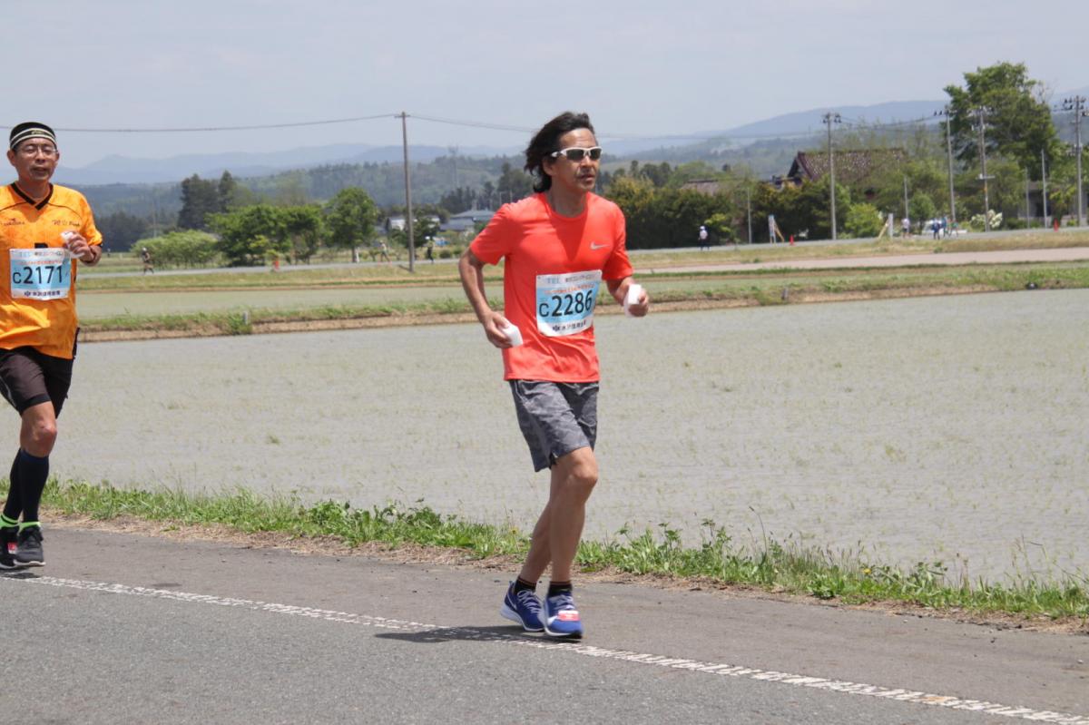 いわて奥州きらめきマラソン2019その3 給水(2)(15)・10km折返し編 2019/05/19