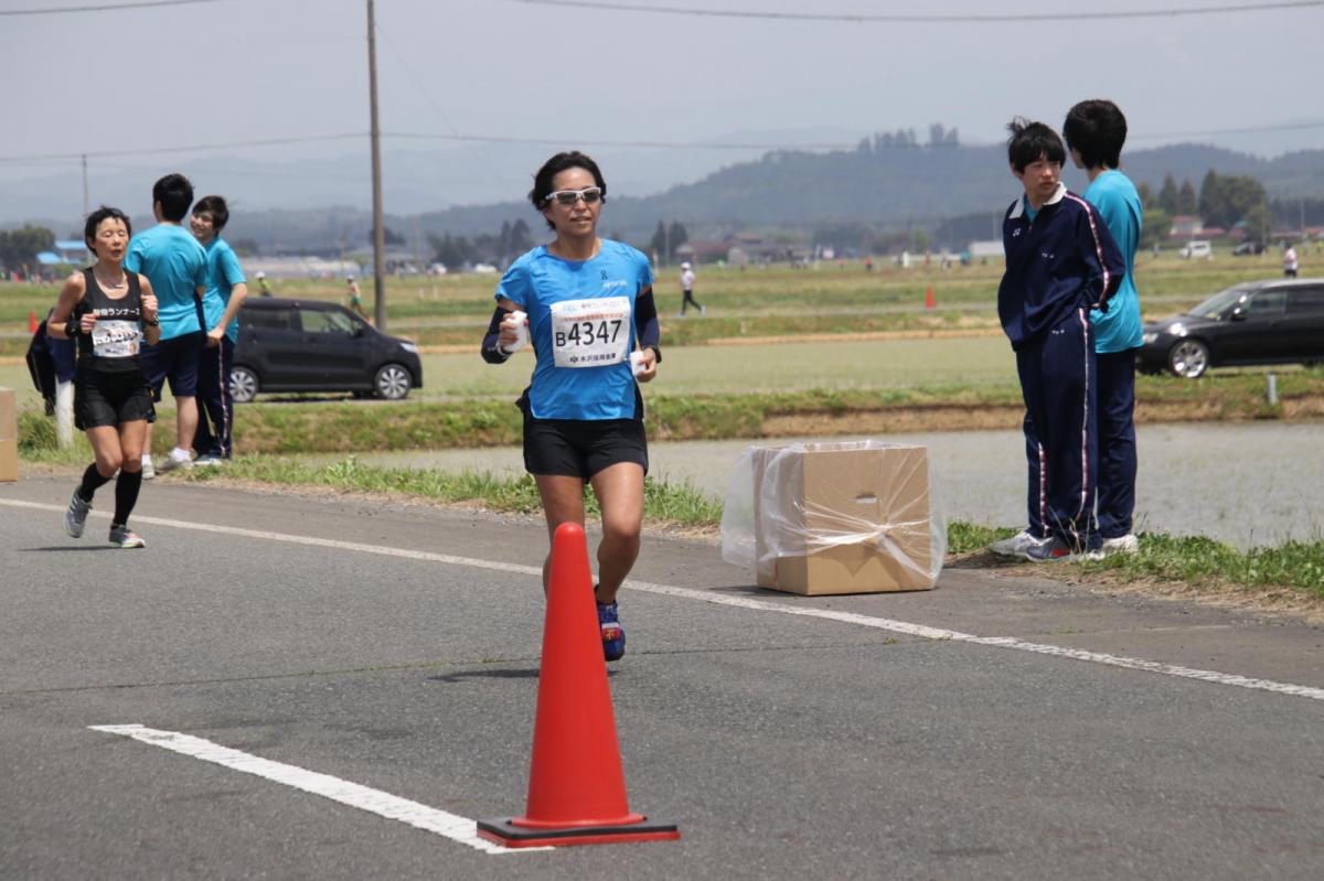 いわて奥州きらめきマラソン2019その3 給水(2)(15)・10km折返し編 2019/05/19