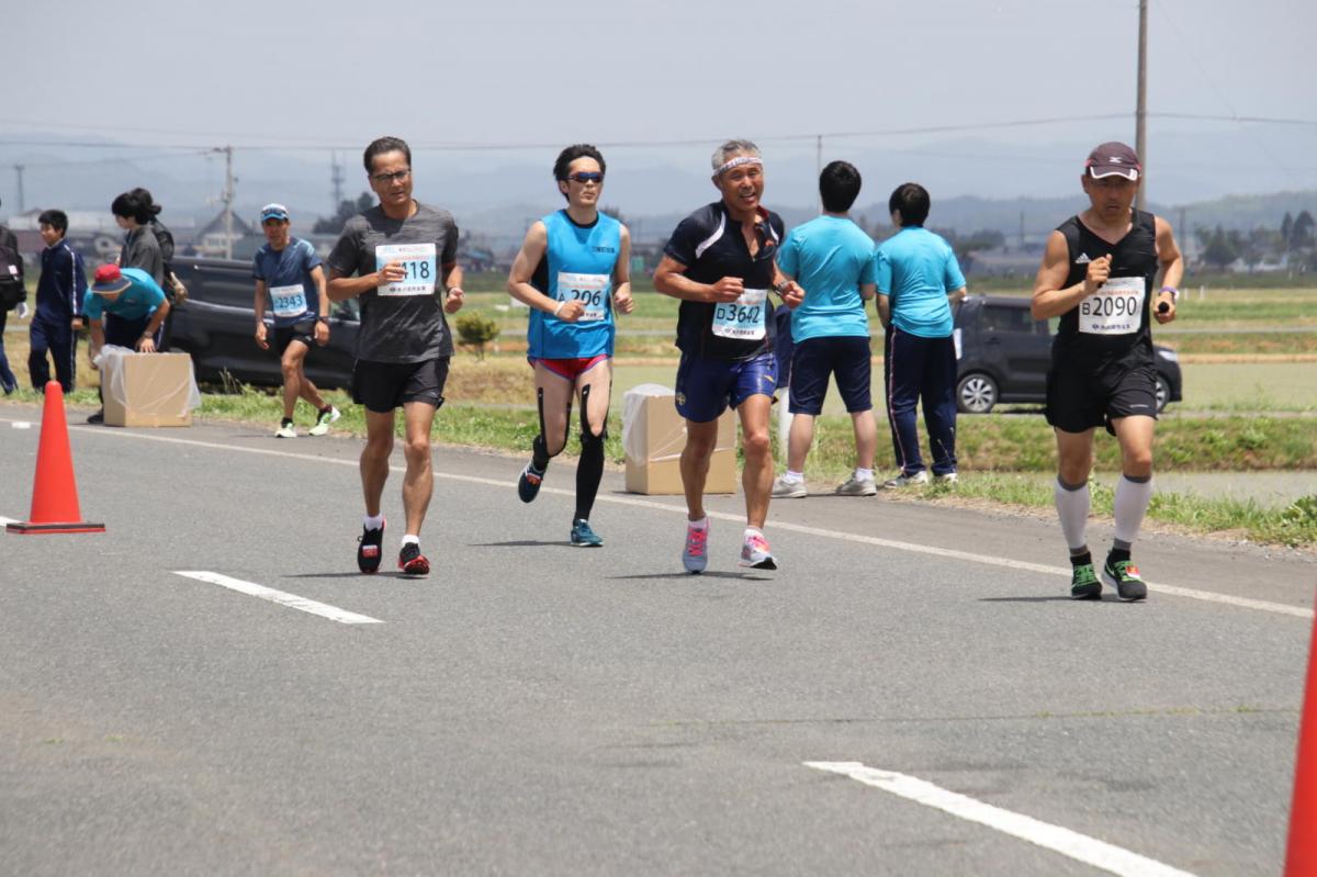 いわて奥州きらめきマラソン2019その3 給水(2)(15)・10km折返し編 2019/05/19
