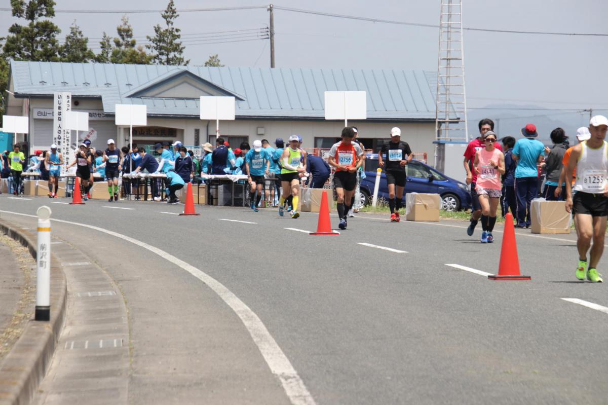 いわて奥州きらめきマラソン2019その3 給水(2)(15)・10km折返し編 2019/05/19