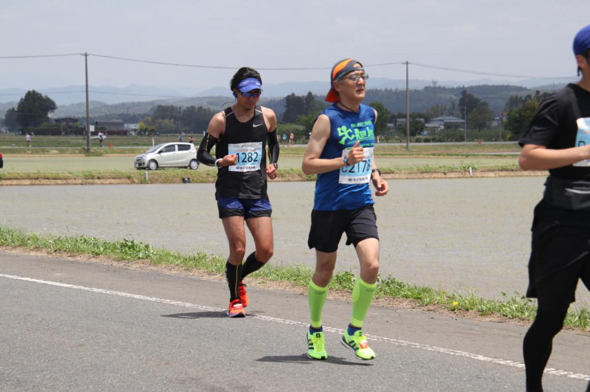 いわて奥州きらめきマラソン2019その3 給水(2)(15)・10km折返し編 2019/05/19