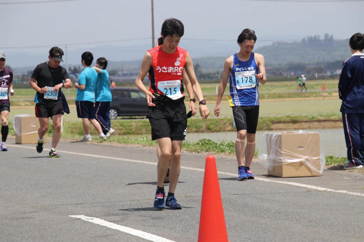 いわて奥州きらめきマラソン2019その3 給水(2)(15)・10km折返し編 2019/05/19