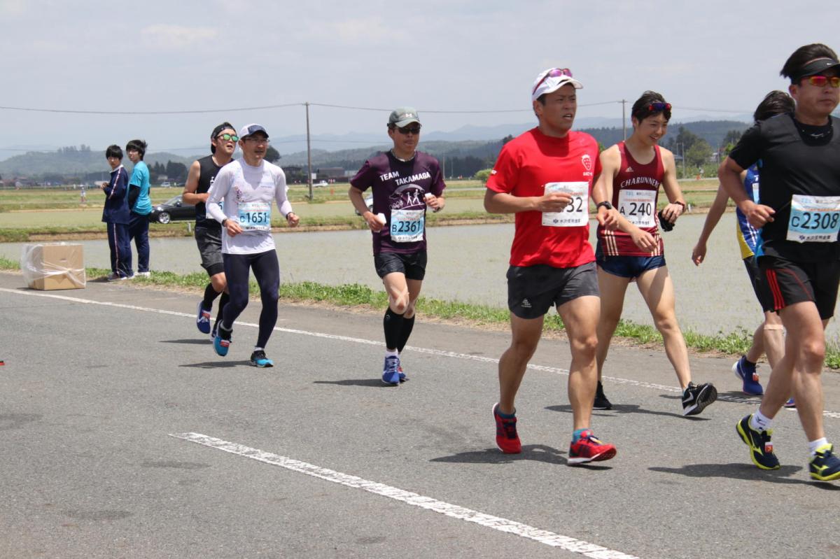 いわて奥州きらめきマラソン2019その3 給水(2)(15)・10km折返し編 2019/05/19