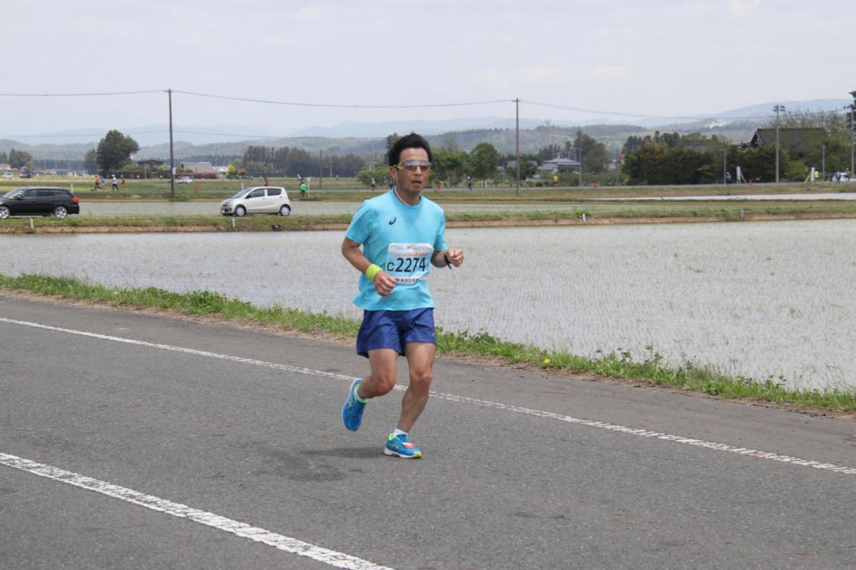 いわて奥州きらめきマラソン2019その3 給水(2)(15)・10km折返し編 2019/05/19