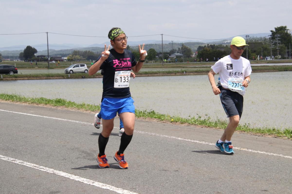 いわて奥州きらめきマラソン2019その3 給水(2)(15)・10km折返し編 2019/05/19