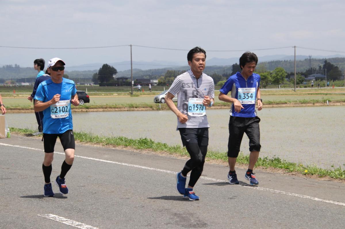 いわて奥州きらめきマラソン2019その3 給水(2)(15)・10km折返し編 2019/05/19