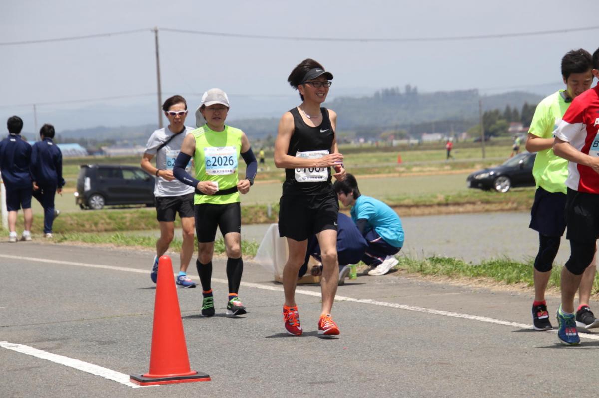 いわて奥州きらめきマラソン2019その3 給水(2)(15)・10km折返し編 2019/05/19