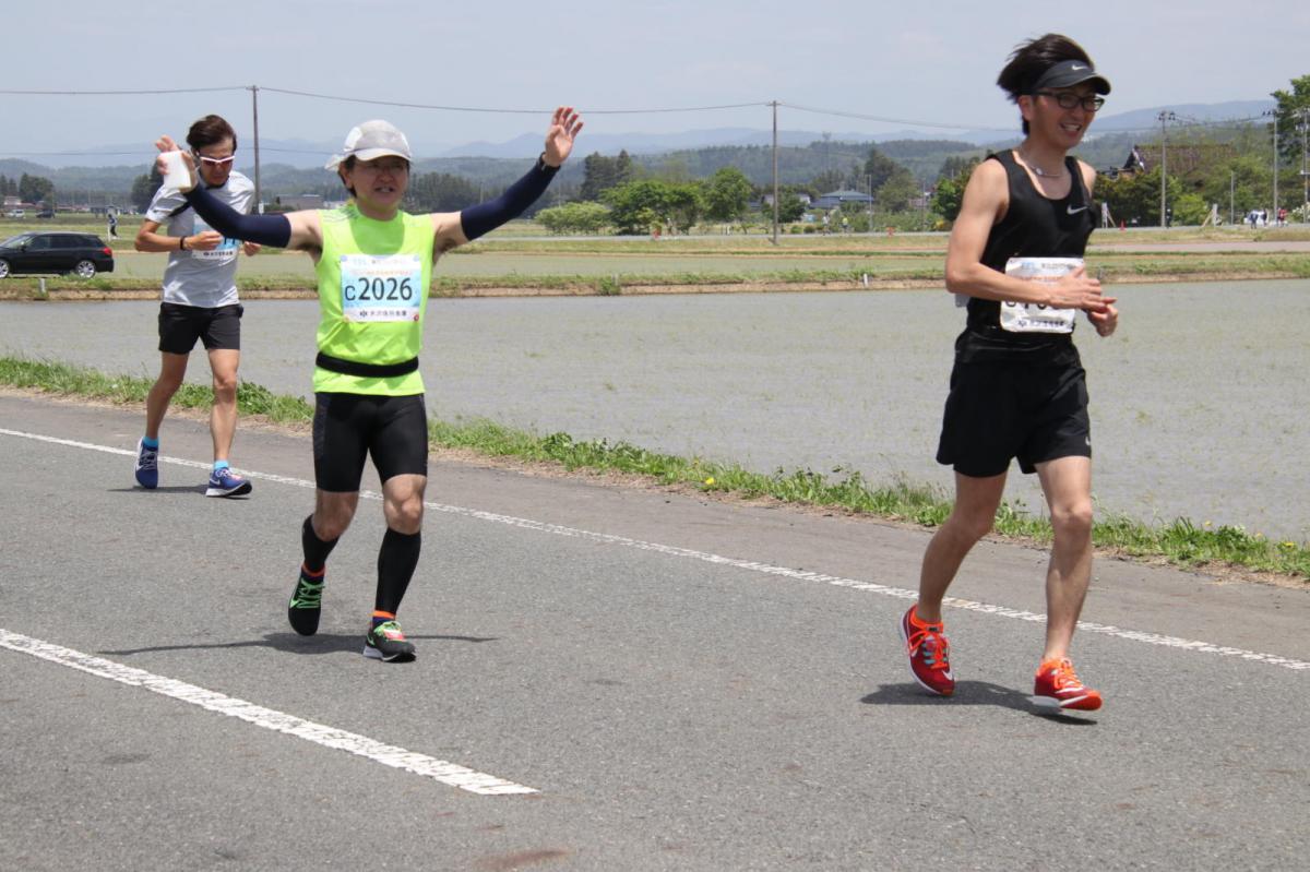 いわて奥州きらめきマラソン2019その3 給水(2)(15)・10km折返し編 2019/05/19