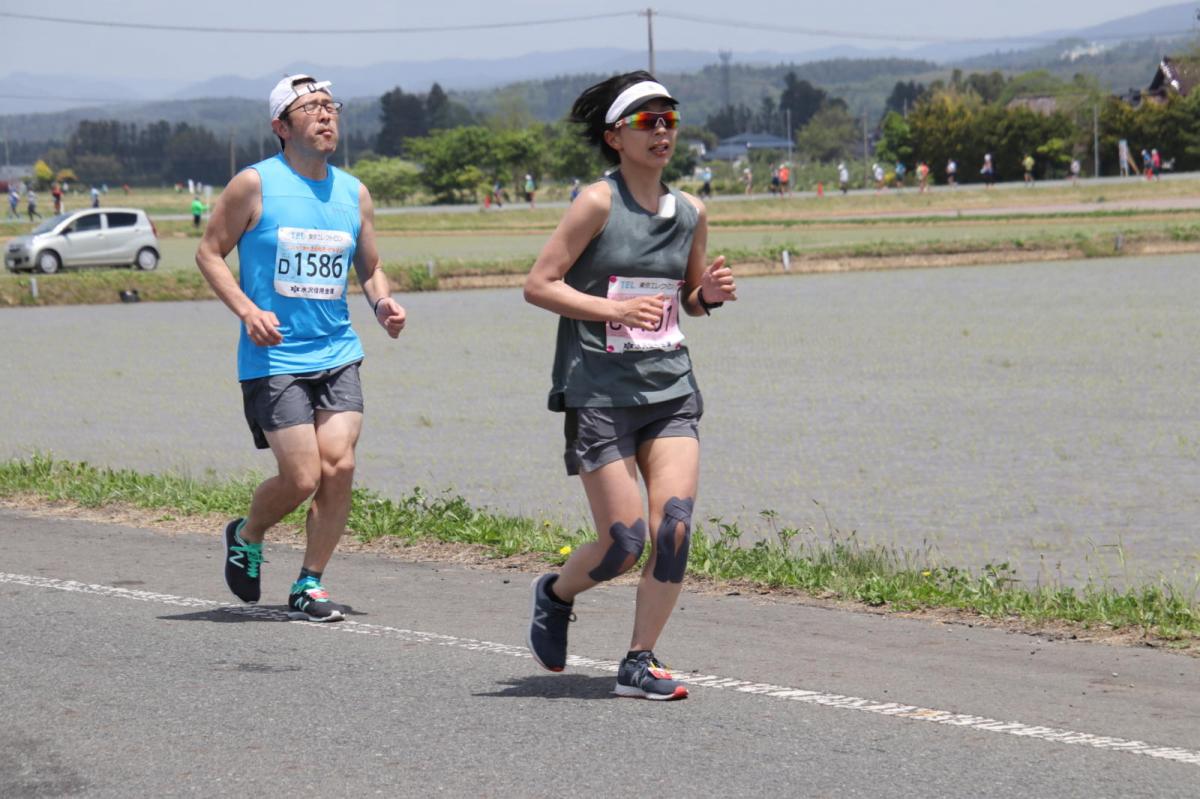 いわて奥州きらめきマラソン2019その3 給水(2)(15)・10km折返し編 2019/05/19