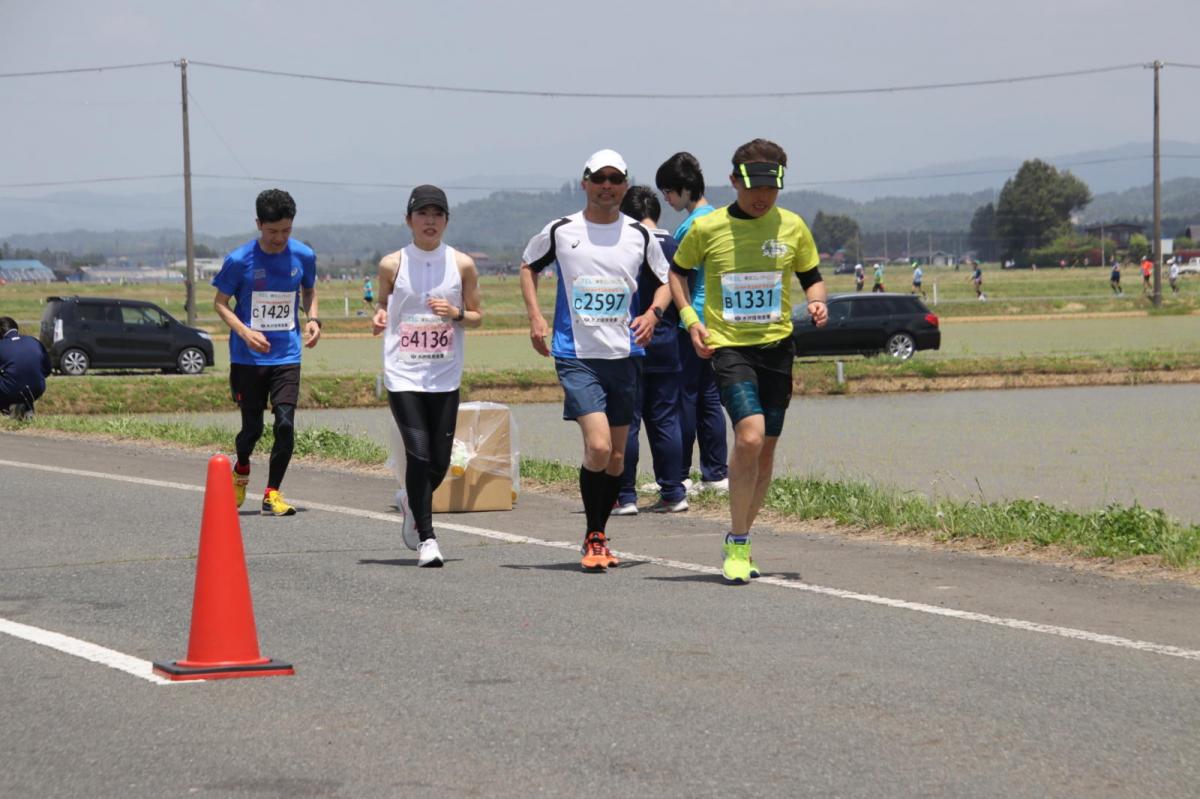 いわて奥州きらめきマラソン2019その3 給水(2)(15)・10km折返し編 2019/05/19