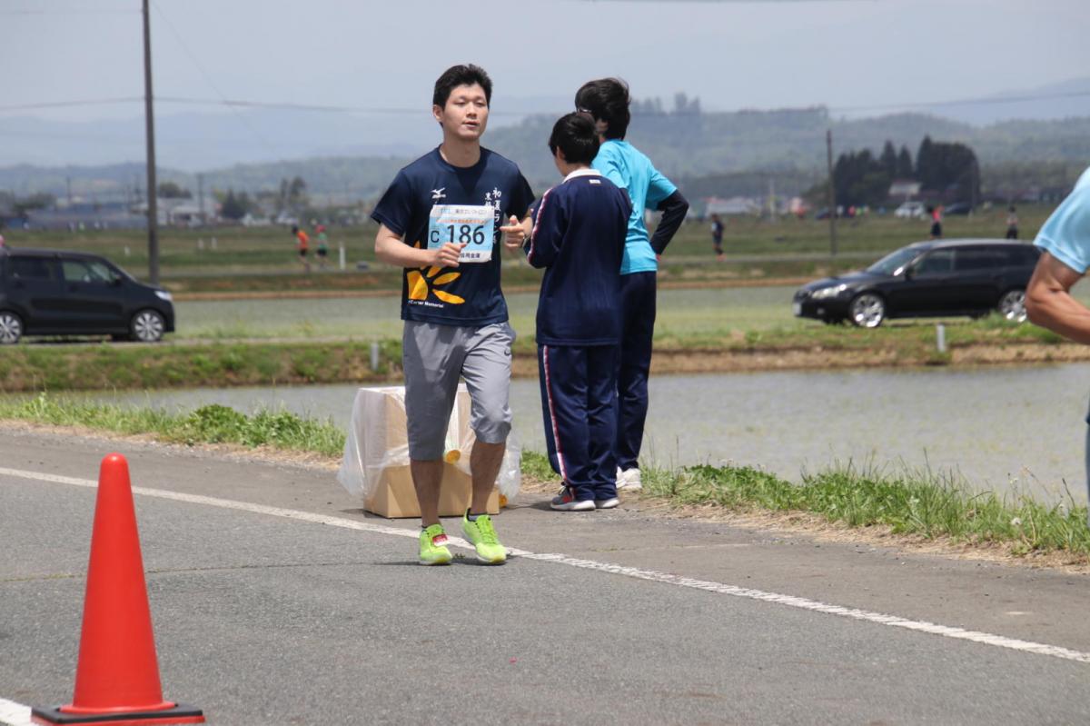 いわて奥州きらめきマラソン2019その3 給水(2)(15)・10km折返し編 2019/05/19