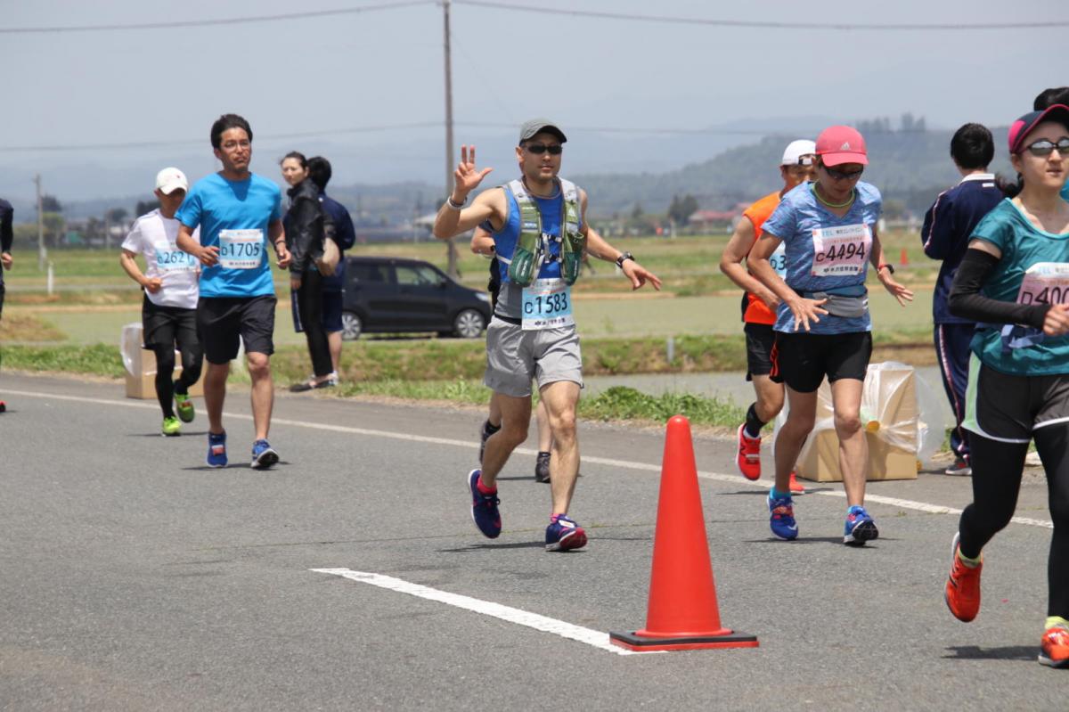 いわて奥州きらめきマラソン2019その3 給水(2)(15)・10km折返し編 2019/05/19