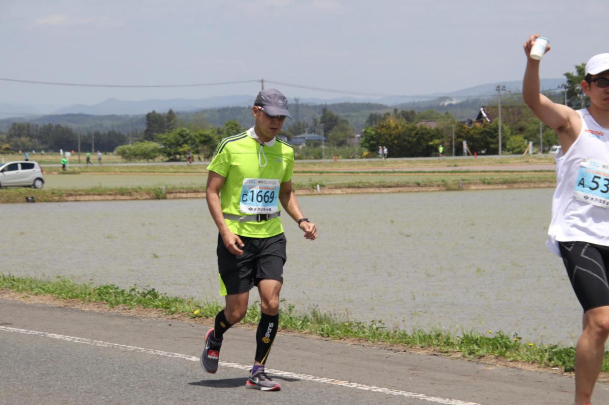 いわて奥州きらめきマラソン2019その3 給水(2)(15)・10km折返し編 2019/05/19