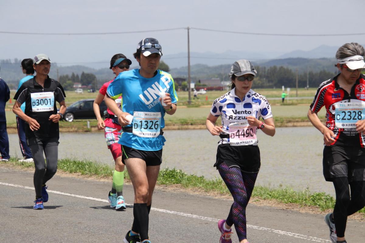 いわて奥州きらめきマラソン2019その3 給水(2)(15)・10km折返し編 2019/05/19