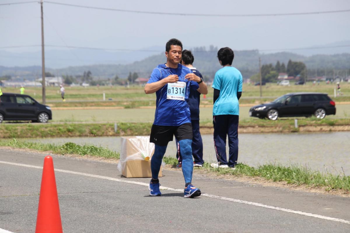 いわて奥州きらめきマラソン2019その3 給水(2)(15)・10km折返し編 2019/05/19