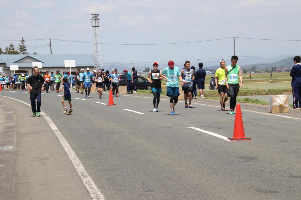いわて奥州きらめきマラソン2019その3 給水(2)(15)・10km折返し編 2019/05/19