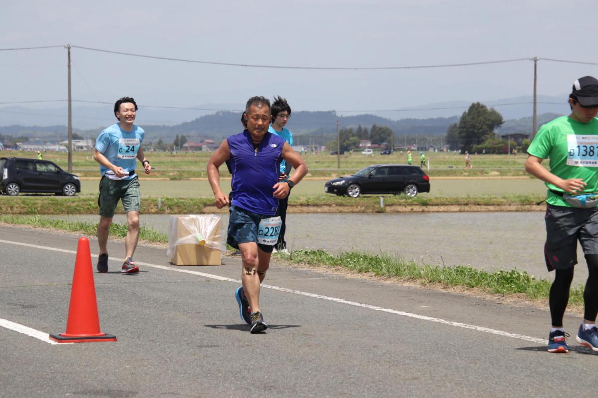いわて奥州きらめきマラソン2019その3 給水(2)(15)・10km折返し編 2019/05/19