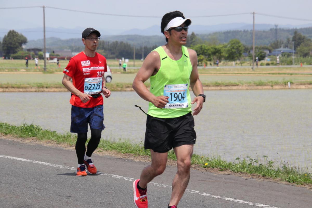 いわて奥州きらめきマラソン2019その3 給水(2)(15)・10km折返し編 2019/05/19