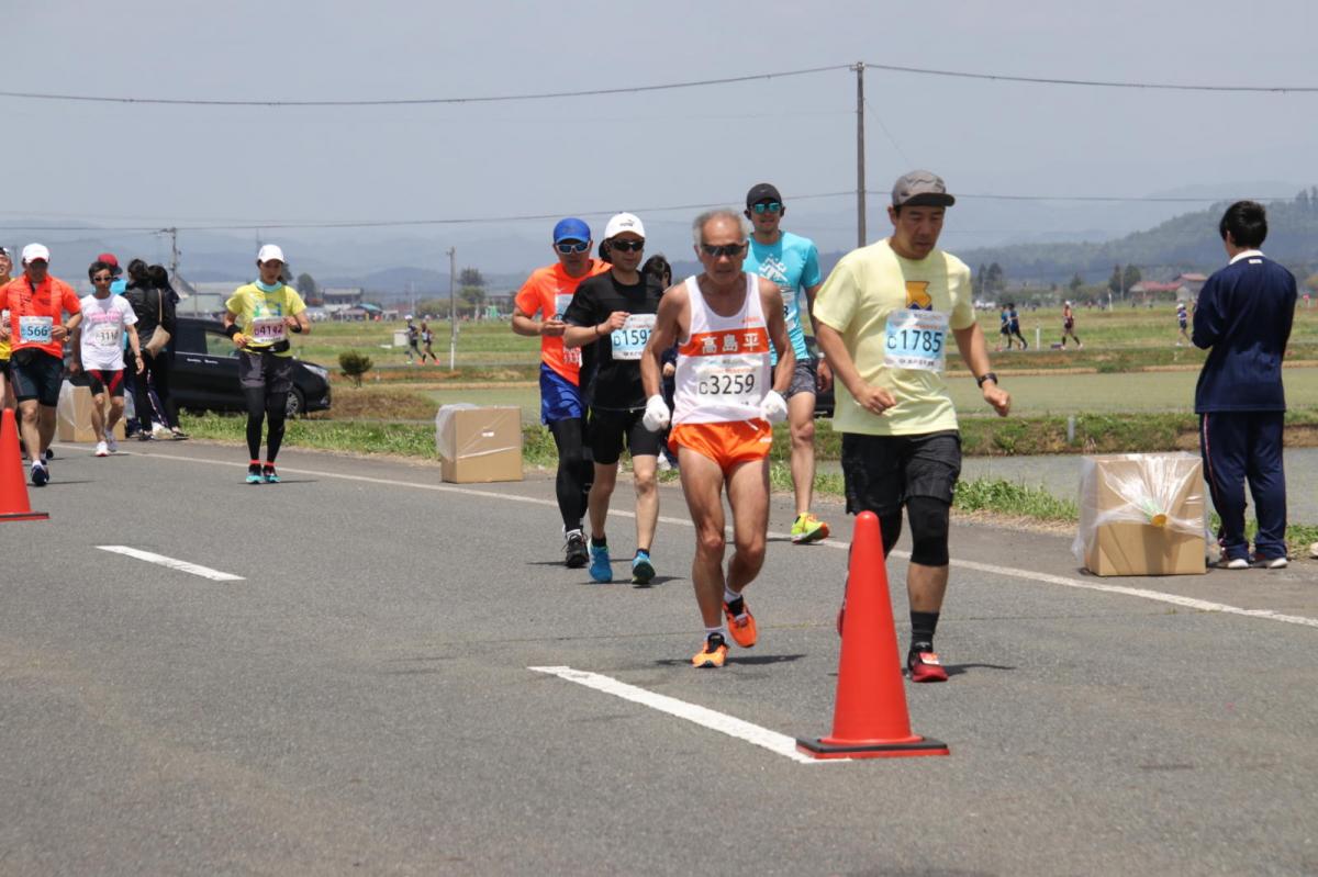 いわて奥州きらめきマラソン2019その3 給水(2)(15)・10km折返し編 2019/05/19