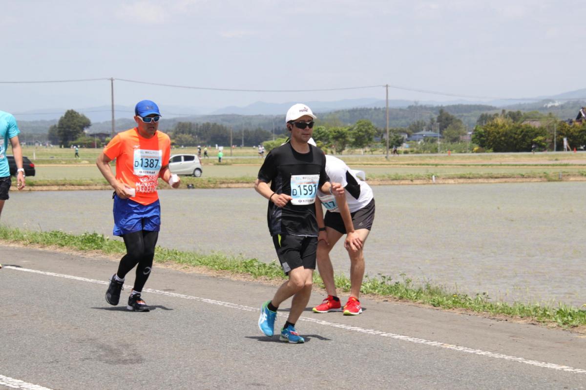 いわて奥州きらめきマラソン2019その3 給水(2)(15)・10km折返し編 2019/05/19