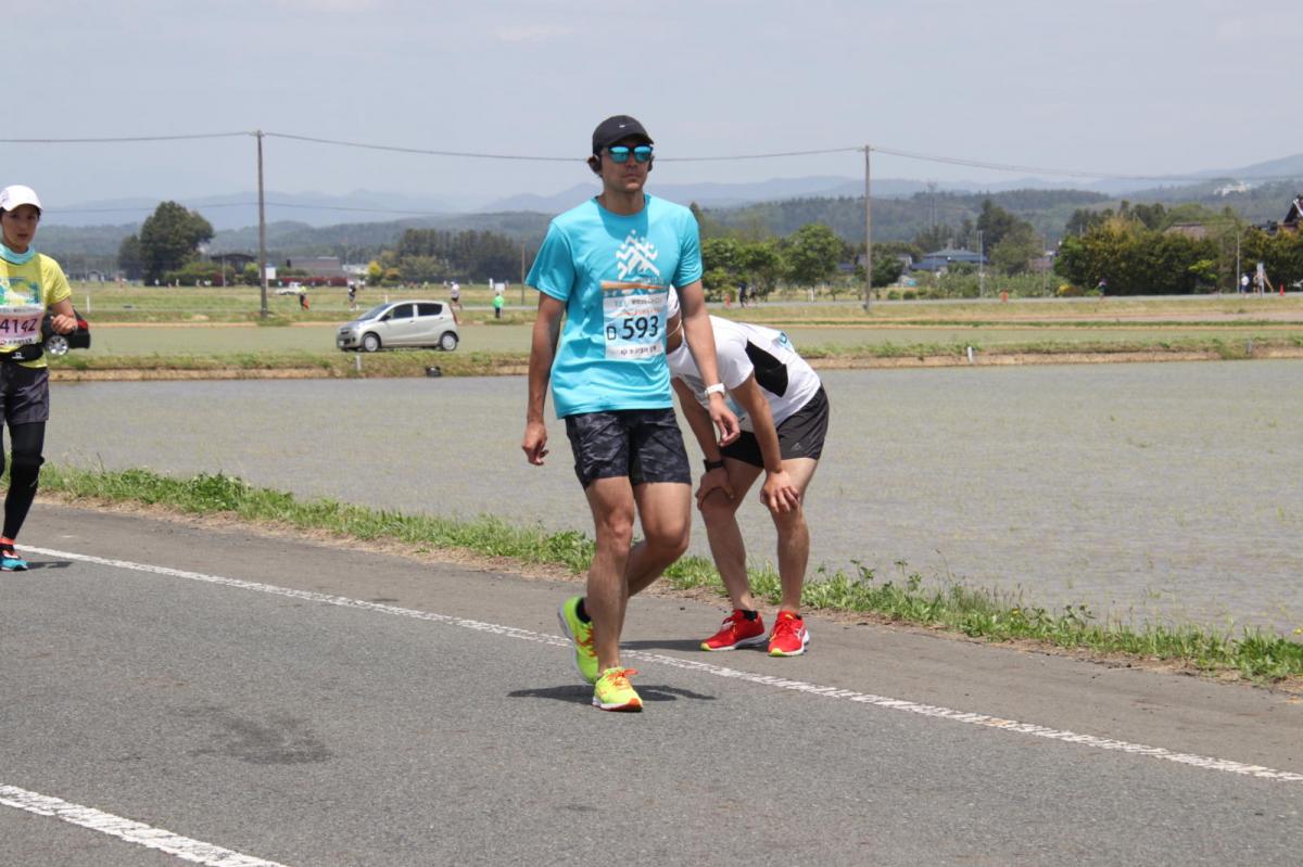 いわて奥州きらめきマラソン2019その3 給水(2)(15)・10km折返し編 2019/05/19