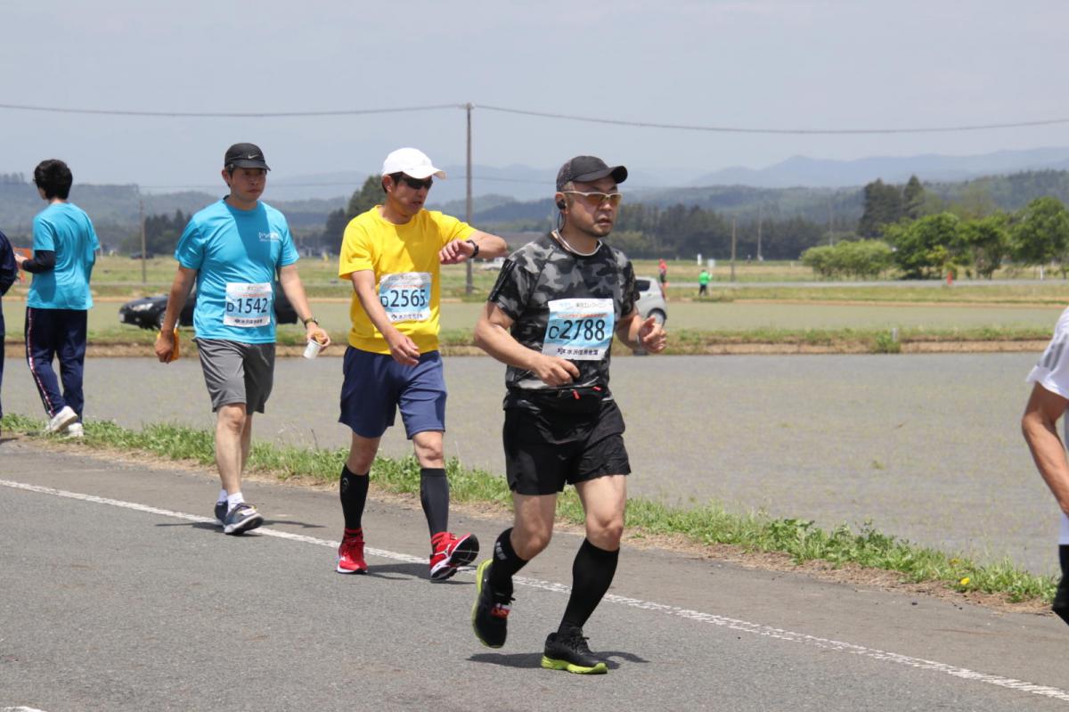いわて奥州きらめきマラソン2019その3 給水(2)(15)・10km折返し編 2019/05/19