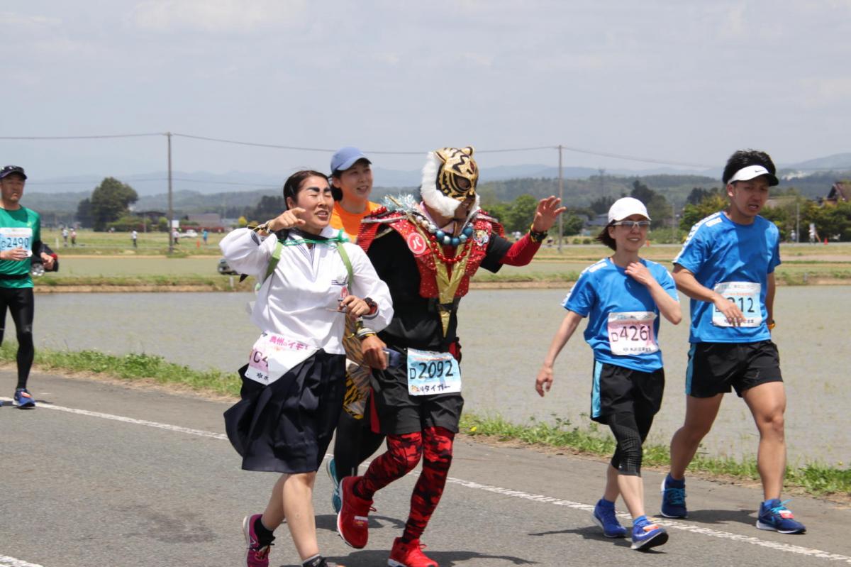 いわて奥州きらめきマラソン2019その3 給水(2)(15)・10km折返し編 2019/05/19