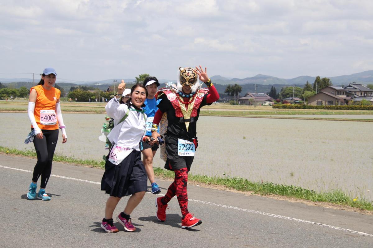 いわて奥州きらめきマラソン2019その3 給水(2)(15)・10km折返し編 2019/05/19