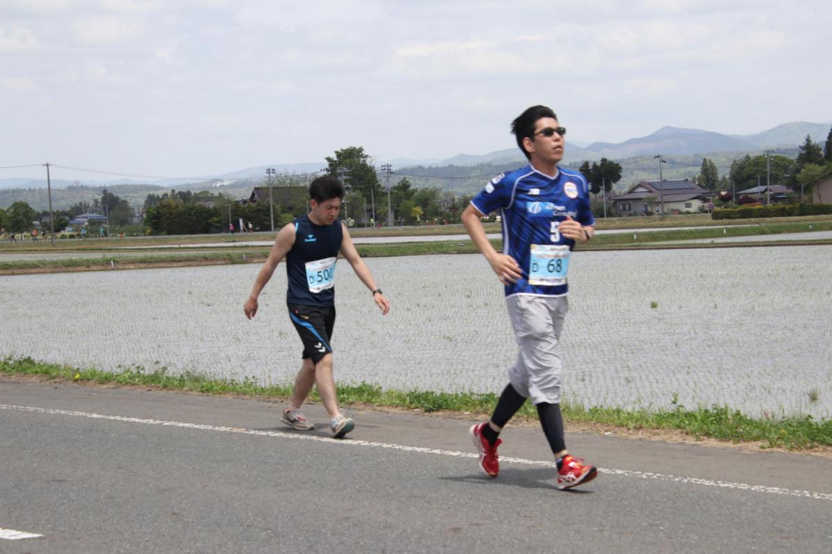 いわて奥州きらめきマラソン2019その3 給水(2)(15)・10km折返し編 2019/05/19