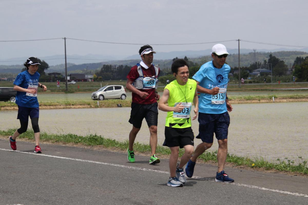 いわて奥州きらめきマラソン2019その3 給水(2)(15)・10km折返し編 2019/05/19