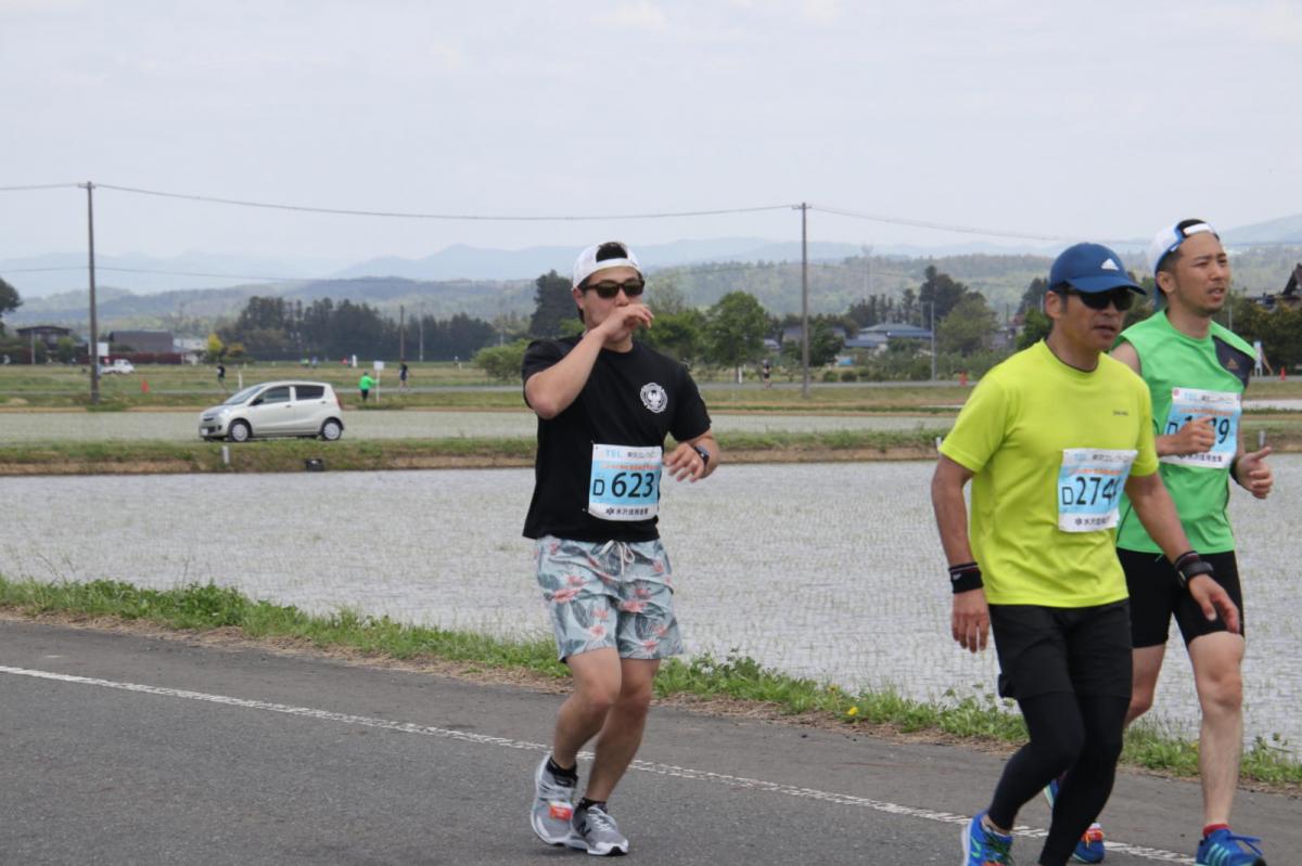 いわて奥州きらめきマラソン2019その3 給水(2)(15)・10km折返し編 2019/05/19