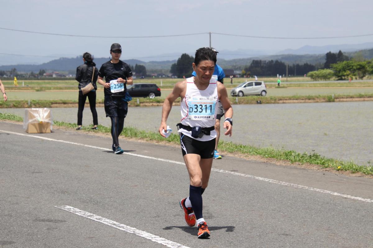 いわて奥州きらめきマラソン2019その3 給水(2)(15)・10km折返し編 2019/05/19