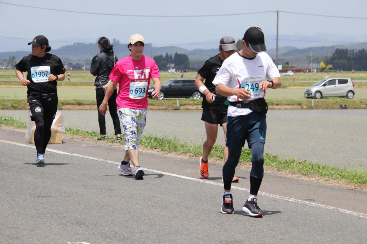 いわて奥州きらめきマラソン2019その3 給水(2)(15)・10km折返し編 2019/05/19