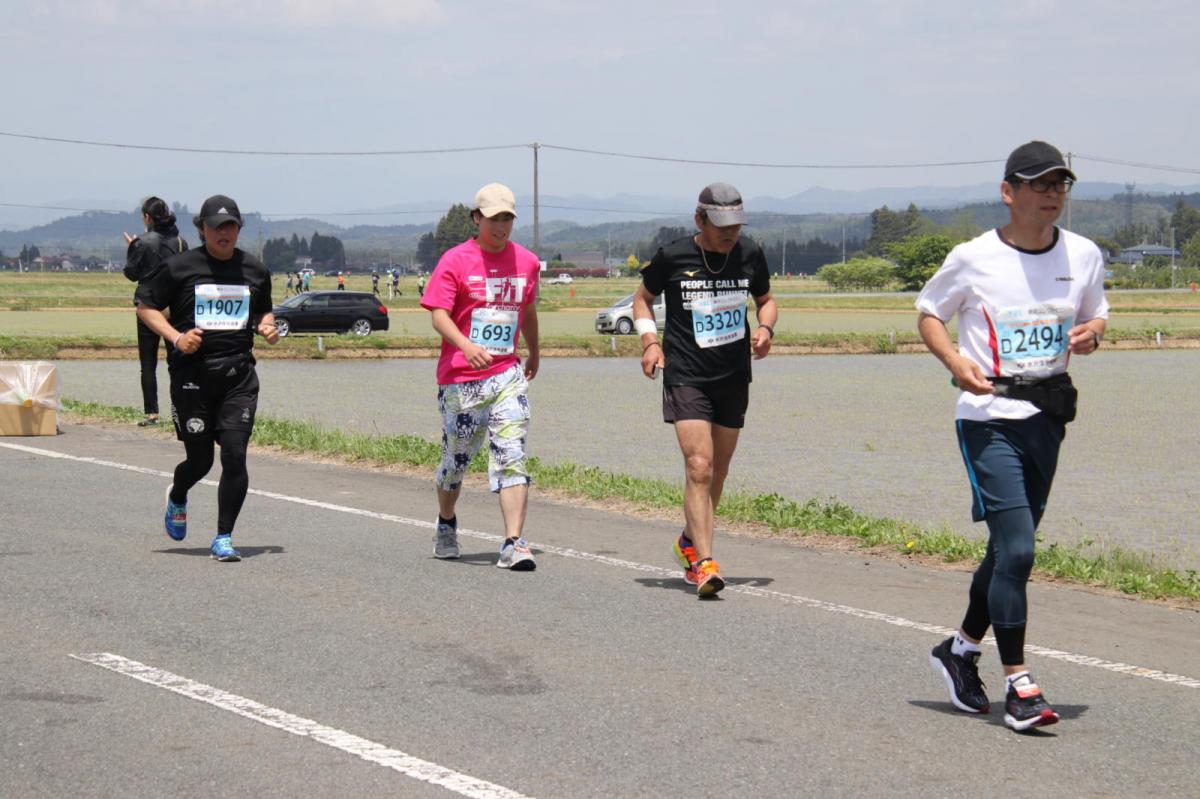 いわて奥州きらめきマラソン2019その3 給水(2)(15)・10km折返し編 2019/05/19