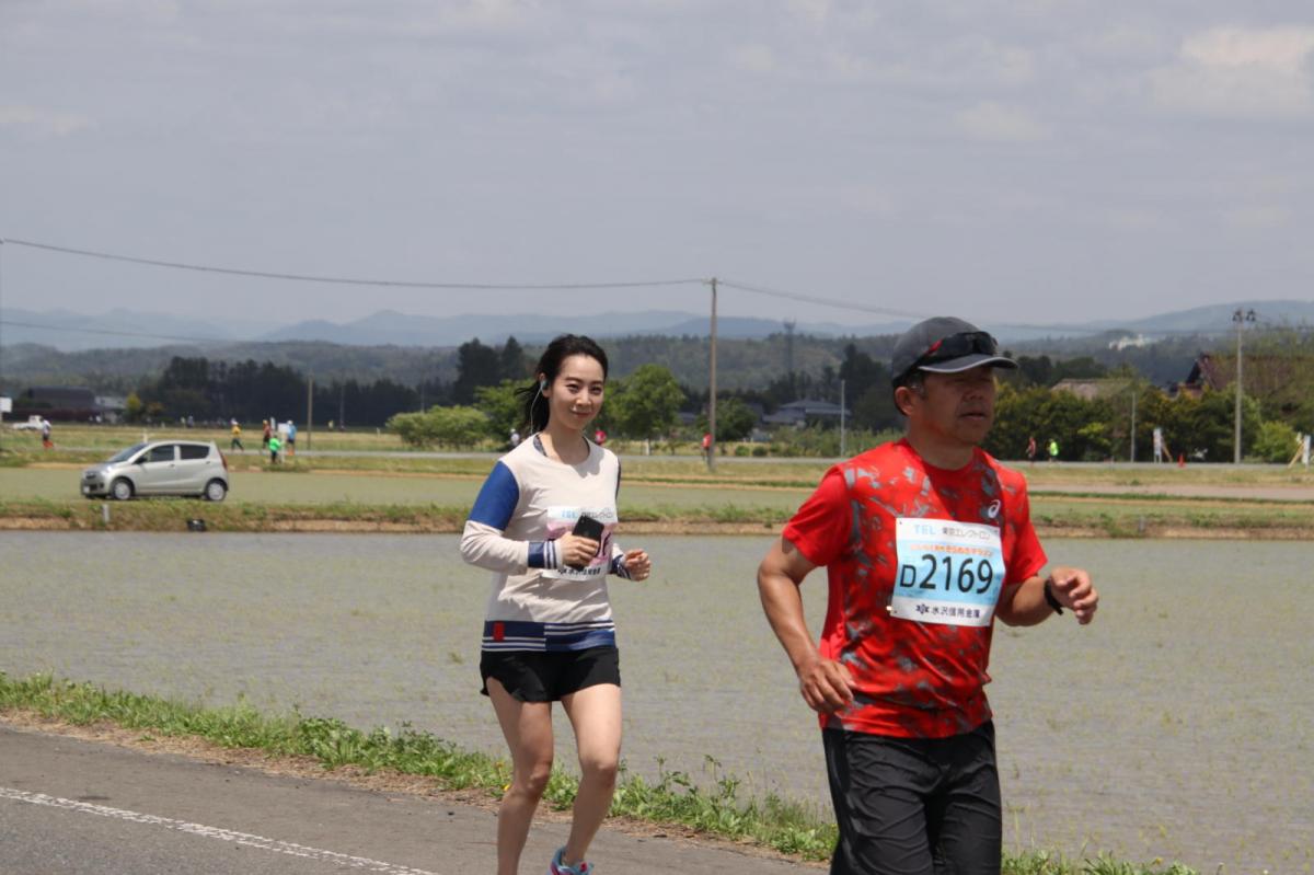 いわて奥州きらめきマラソン2019その3 給水(2)(15)・10km折返し編 2019/05/19