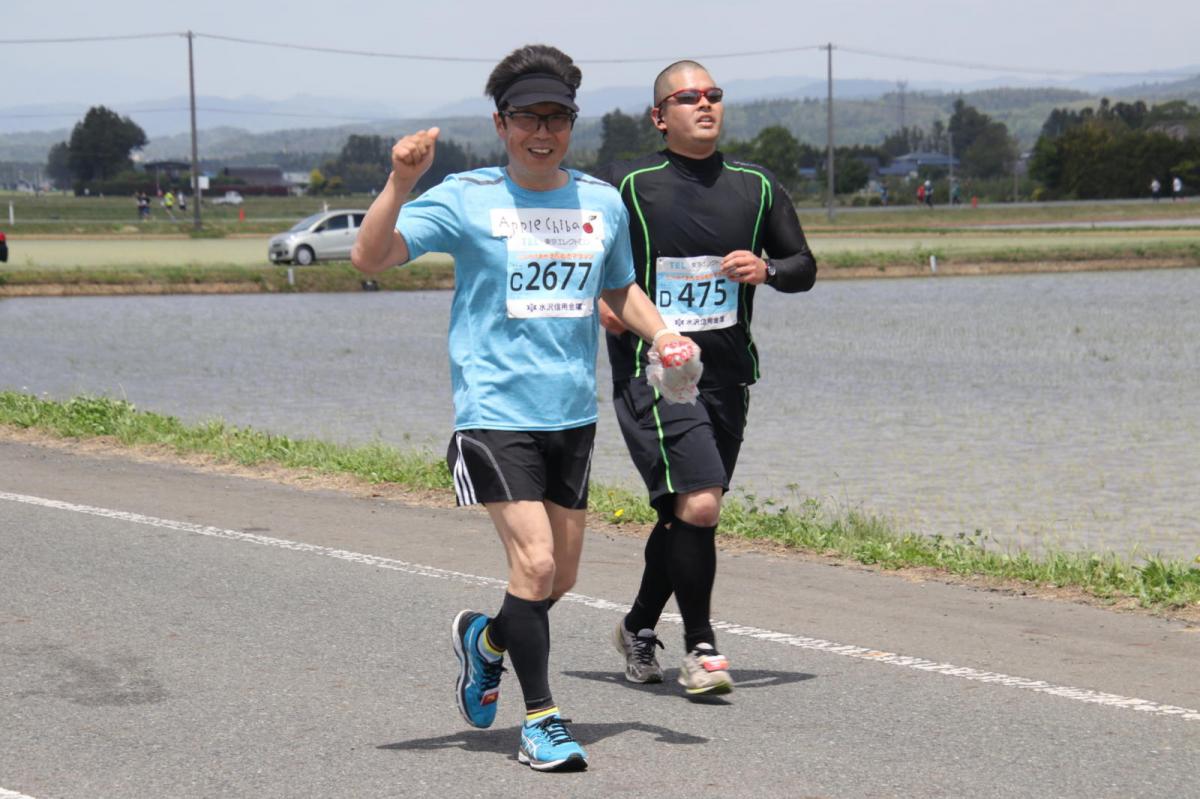 いわて奥州きらめきマラソン2019その3 給水(2)(15)・10km折返し編 2019/05/19
