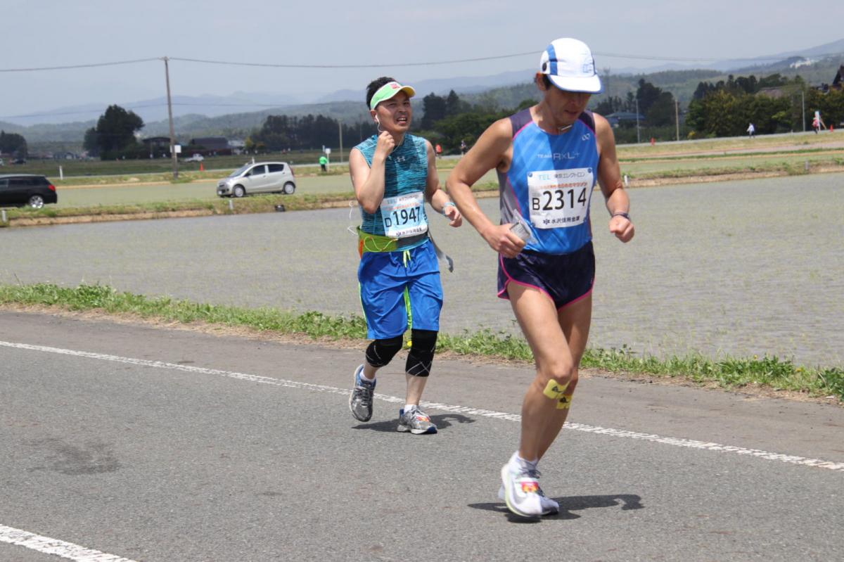 いわて奥州きらめきマラソン2019その3 給水(2)(15)・10km折返し編 2019/05/19