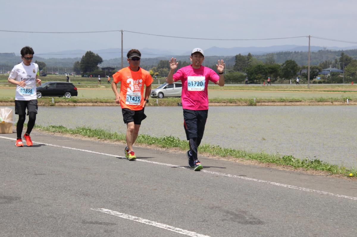 いわて奥州きらめきマラソン2019その3 給水(2)(15)・10km折返し編 2019/05/19