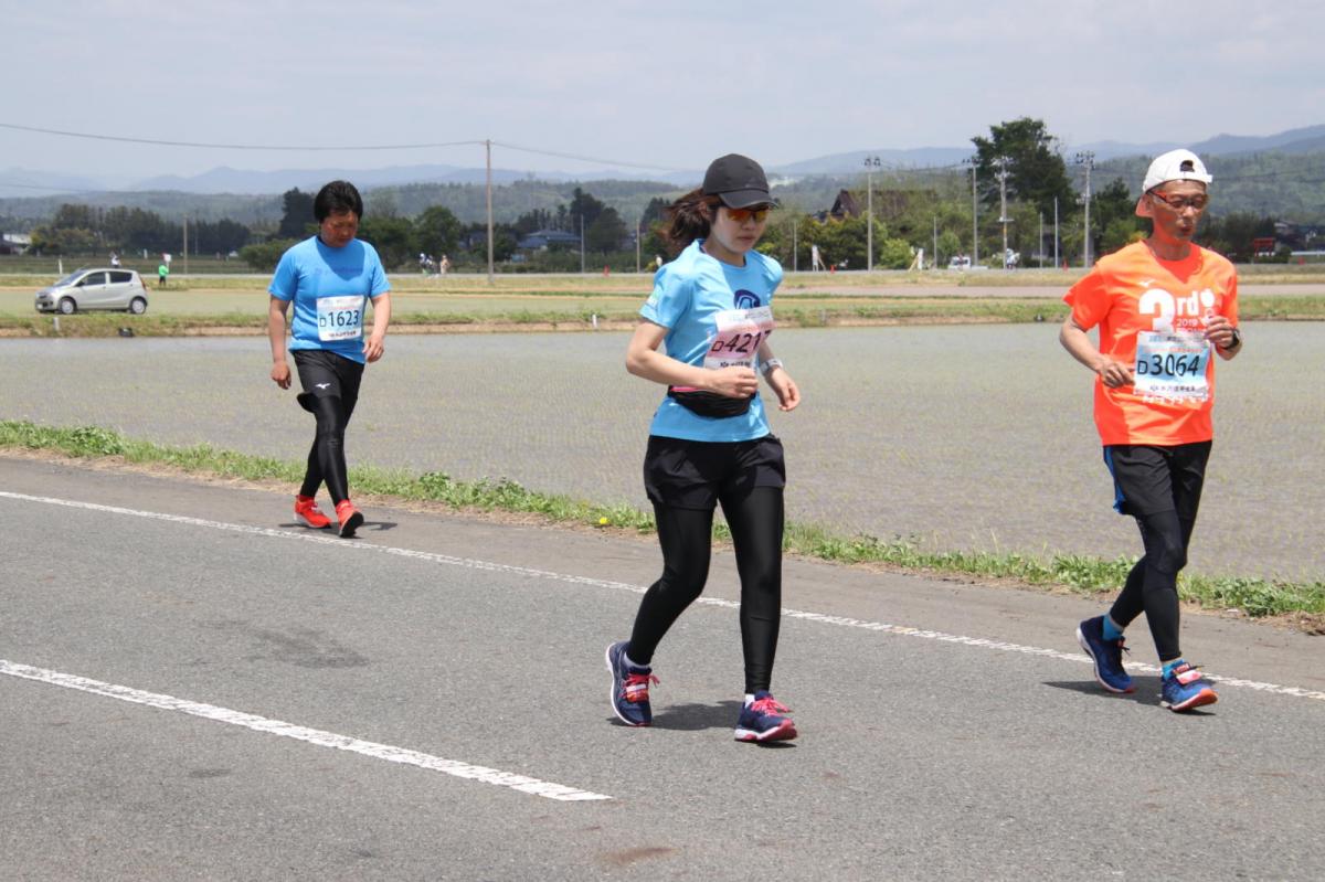 いわて奥州きらめきマラソン2019その3 給水(2)(15)・10km折返し編 2019/05/19