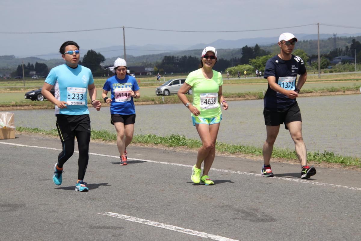 いわて奥州きらめきマラソン2019その3 給水(2)(15)・10km折返し編 2019/05/19