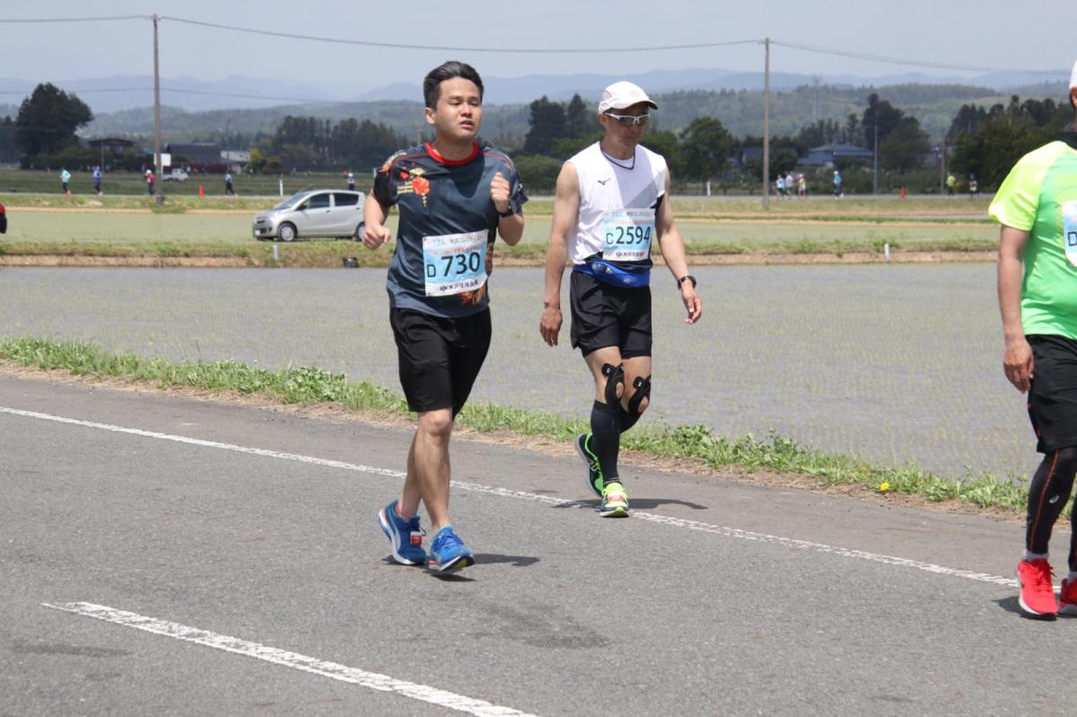 いわて奥州きらめきマラソン2019その3 給水(2)(15)・10km折返し編 2019/05/19