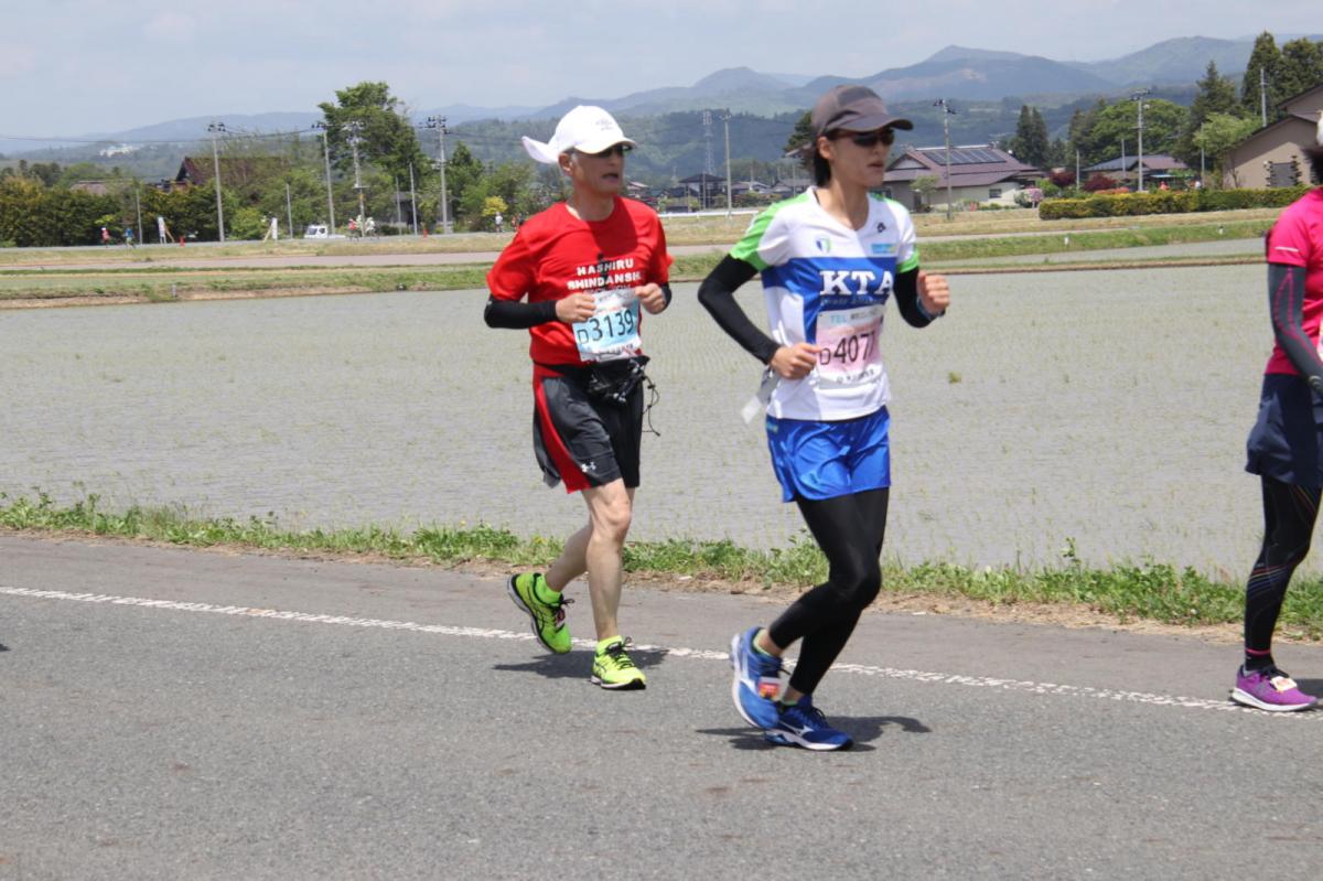 いわて奥州きらめきマラソン2019その3 給水(2)(15)・10km折返し編 2019/05/19