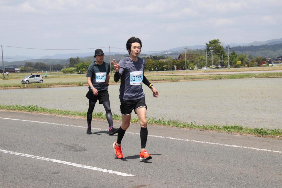 いわて奥州きらめきマラソン2019その3 給水(2)(15)・10km折返し編 2019/05/19