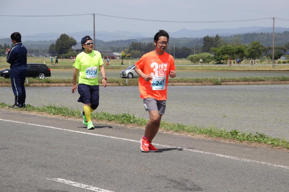 いわて奥州きらめきマラソン2019その3 給水(2)(15)・10km折返し編 2019/05/19