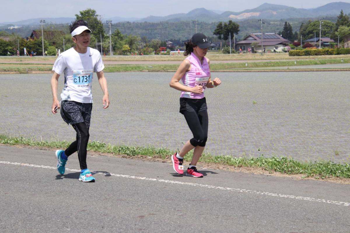 いわて奥州きらめきマラソン2019その3 給水(2)(15)・10km折返し編 2019/05/19