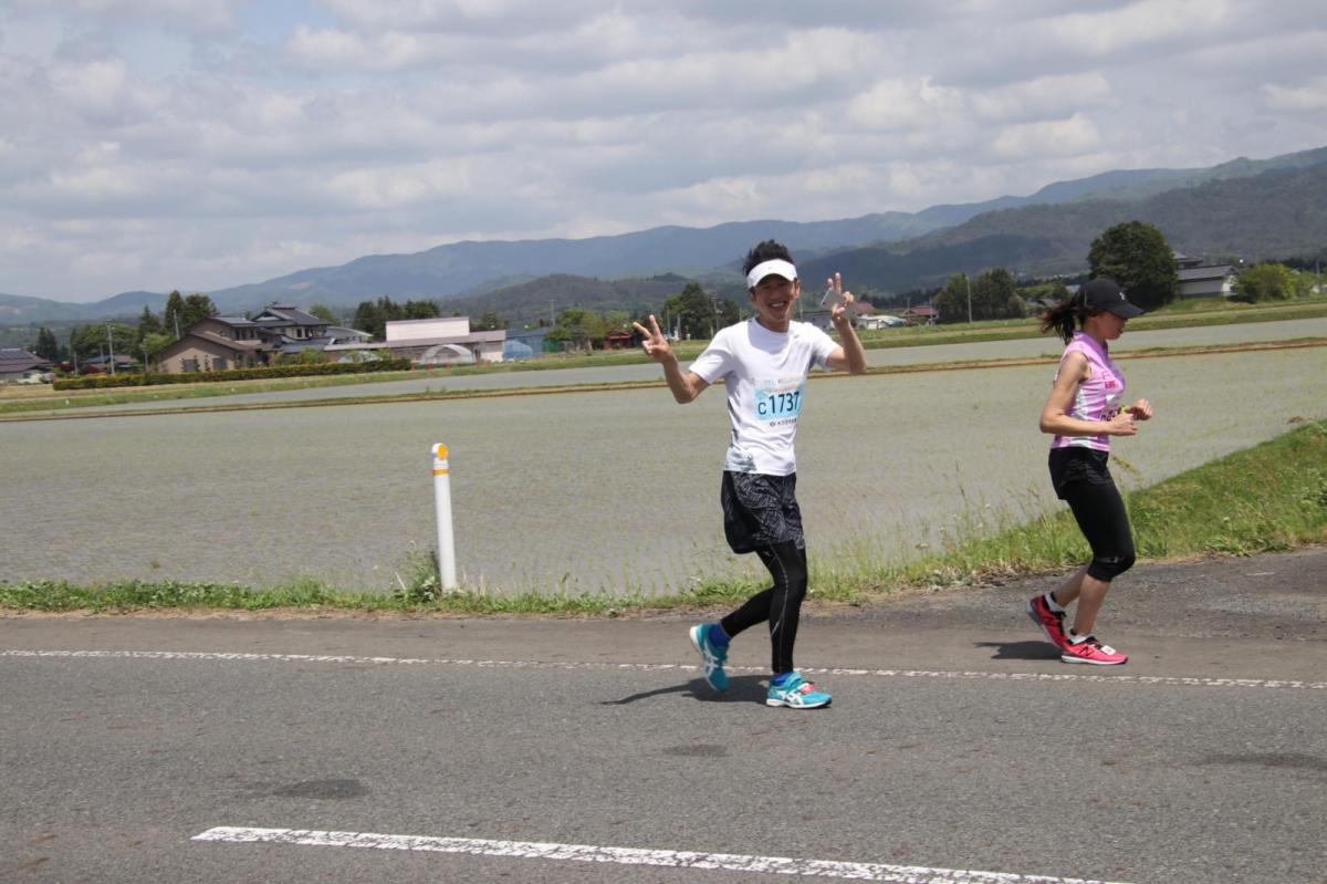 いわて奥州きらめきマラソン2019その3 給水(2)(15)・10km折返し編 2019/05/19