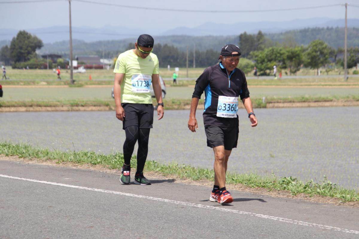 いわて奥州きらめきマラソン2019その3 給水(2)(15)・10km折返し編 2019/05/19