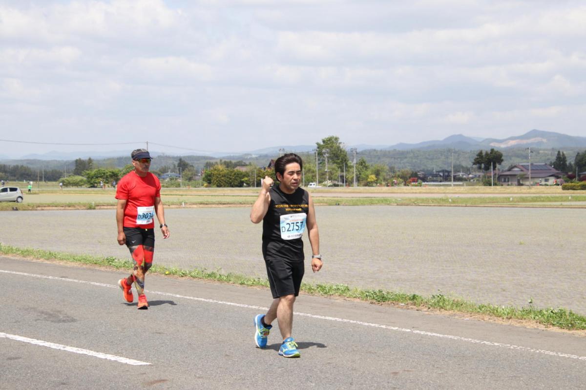 いわて奥州きらめきマラソン2019その3 給水(2)(15)・10km折返し編 2019/05/19