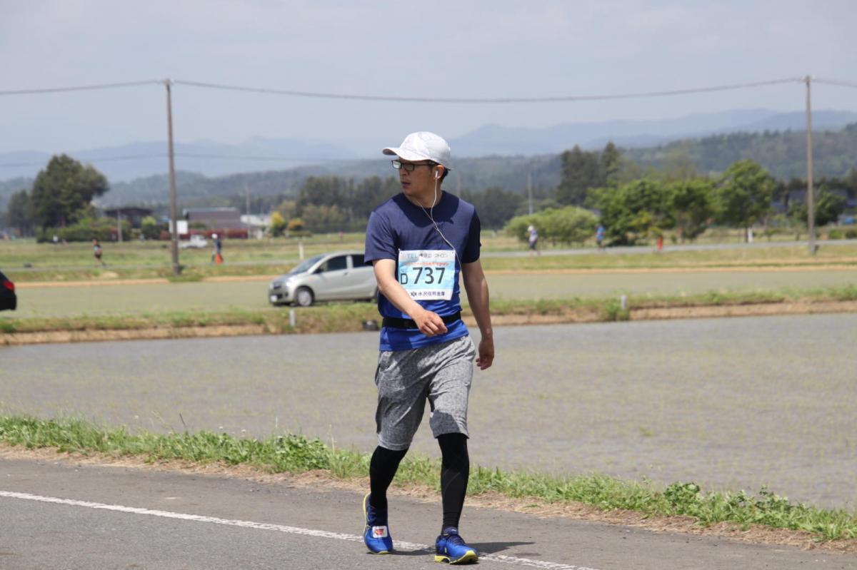 いわて奥州きらめきマラソン2019その3 給水(2)(15)・10km折返し編 2019/05/19