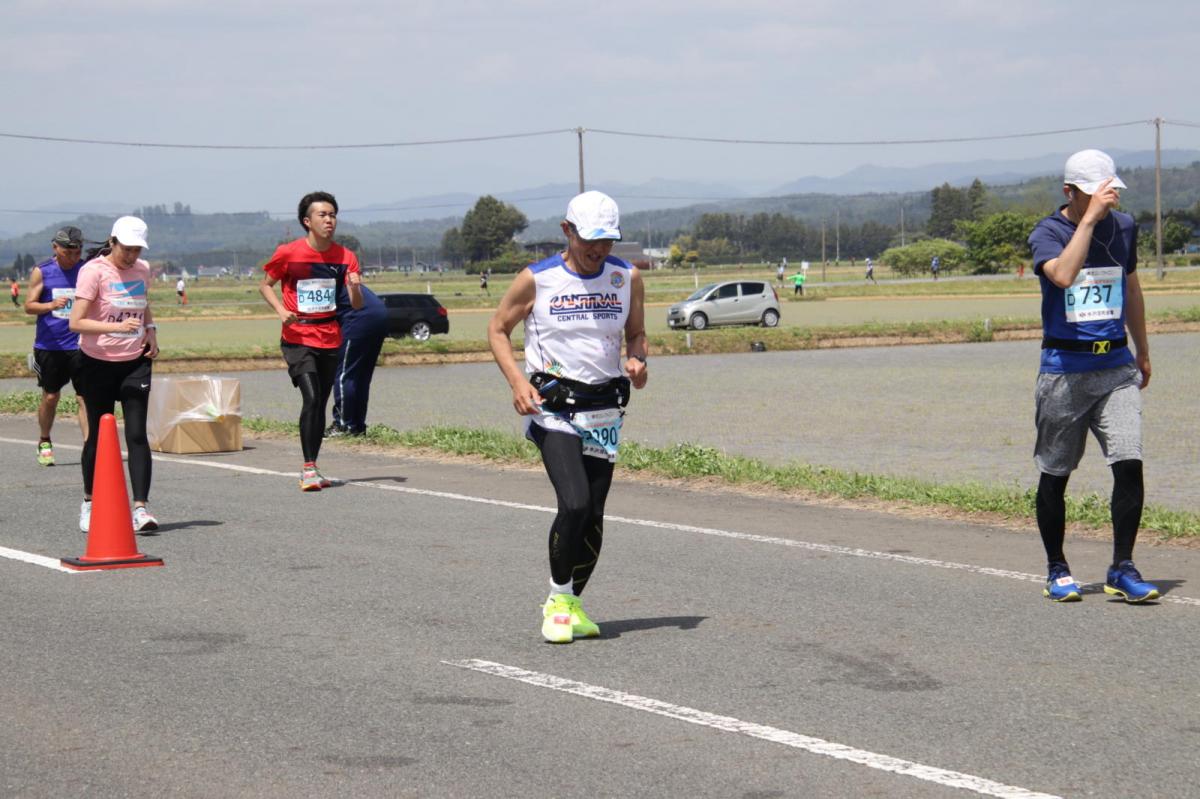 いわて奥州きらめきマラソン2019その3 給水(2)(15)・10km折返し編 2019/05/19